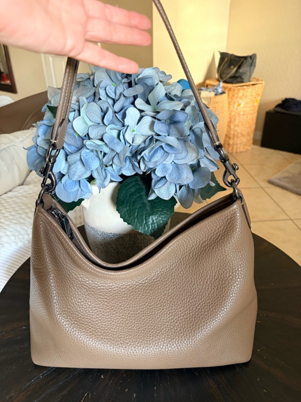 Coach Laurel Medium in stone - Picture 3 of 6